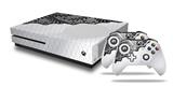 WraptorSkinz Decal Skin Wrap Set works with 2016 and newer XBOX One S Console and 2 Controllers Black and White Lace