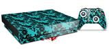 Skin Wrap for XBOX One X Console and Controller Peppered Flower