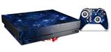 Skin Wrap for XBOX One X Console and Controller Starry Night