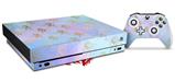 Skin Wrap for XBOX One X Console and Controller Unicorn Bomb Galore