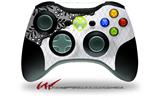 XBOX 360 Wireless Controller Decal Style Skin - Black and White Lace (CONTROLLER NOT INCLUDED)