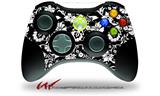 XBOX 360 Wireless Controller Decal Style Skin - Black and White Flower (CONTROLLER NOT INCLUDED)