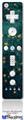 Wii Remote Controller Face ONLY Skin - Green Starry Night
