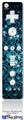Wii Remote Controller Face ONLY Skin - Blue Flower Bomb Starry Night