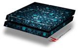 Vinyl Decal Skin Wrap compatible with Sony PlayStation 4 Original Console Blue Flower Bomb Starry Night (PS4 NOT INCLUDED)
