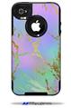 Unicorn Bomb Gold and Green - Decal Style Vinyl Skin fits Otterbox Commuter iPhone4/4s Case (CASE SOLD SEPARATELY)