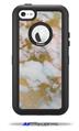 Pastel Gilded Marble - Decal Style Vinyl Skin fits Otterbox Defender iPhone 5C Case (CASE SOLD SEPARATELY)