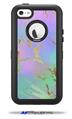 Unicorn Bomb Gold and Green - Decal Style Vinyl Skin fits Otterbox Defender iPhone 5C Case (CASE SOLD SEPARATELY)