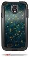 Green Starry Night - Decal Style Vinyl Skin fits Otterbox Commuter Case for Samsung Galaxy S4 (CASE SOLD SEPARATELY)