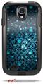 Blue Flower Bomb Starry Night - Decal Style Vinyl Skin fits Otterbox Commuter Case for Samsung Galaxy S4 (CASE SOLD SEPARATELY)