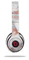 Skin Decal Wrap compatible with Beats Solo 2 WIRED Headphones Rose Gold Gilded Grey Marble (HEADPHONES NOT INCLUDED)