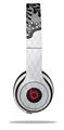 Skin Decal Wrap compatible with Beats Solo 2 WIRED Headphones Black and White Lace (HEADPHONES NOT INCLUDED)