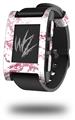 Pink and White Gilded Marble - Decal Style Skin fits original Pebble Smart Watch (WATCH SOLD SEPARATELY)