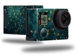 Green Starry Night - Decal Style Skin fits GoPro Hero 4 Black Camera (GOPRO SOLD SEPARATELY)