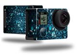 Blue Flower Bomb Starry Night - Decal Style Skin fits GoPro Hero 4 Black Camera (GOPRO SOLD SEPARATELY)