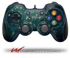 Green Starry Night - Decal Style Skin fits Logitech F310 Gamepad Controller (CONTROLLER SOLD SEPARATELY)