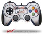 Rose Gold Gilded Grey Marble - Decal Style Skin fits Logitech F310 Gamepad Controller (CONTROLLER SOLD SEPARATELY)