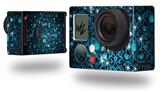 Blue Flower Bomb Starry Night - Decal Style Skin fits GoPro Hero 3+ Camera (GOPRO NOT INCLUDED)