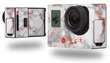 Rose Gold Gilded Grey Marble - Decal Style Skin fits GoPro Hero 3+ Camera (GOPRO NOT INCLUDED)