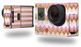 Pink and White Chevron - Decal Style Skin fits GoPro Hero 3+ Camera (GOPRO NOT INCLUDED)
