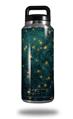 Skin Decal Wrap for Yeti Rambler Bottle 36oz Green Starry Night (YETI NOT INCLUDED)