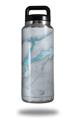 Skin Decal Wrap for Yeti Rambler Bottle 36oz Mint Gilded Marble (YETI NOT INCLUDED)