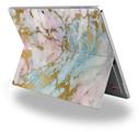 Cotton Candy Gilded Marble - Decal Style Vinyl Skin fits Microsoft Surface Pro 4 (SURFACE NOT INCLUDED)