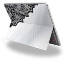 Black and White Lace - Decal Style Vinyl Skin fits Microsoft Surface Pro 4 (SURFACE NOT INCLUDED)