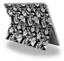 Black and White Flower - Decal Style Vinyl Skin fits Microsoft Surface Pro 4 (SURFACE NOT INCLUDED)