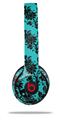 WraptorSkinz Skin Decal Wrap compatible with Beats Solo 2 and Solo 3 Wireless Headphones Peppered Flower (HEADPHONES NOT INCLUDED)