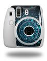 WraptorSkinz Skin Decal Wrap compatible with Fujifilm Mini 8 Camera Blue Flower Bomb Starry Night (CAMERA NOT INCLUDED)