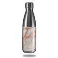 Skin Decal Wrap for RTIC Water Bottle 17oz Rose Gold Gilded Marble (BOTTLE NOT INCLUDED)