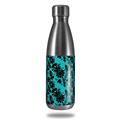Skin Decal Wrap for RTIC Water Bottle 17oz Peppered Flower (BOTTLE NOT INCLUDED)