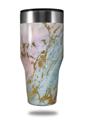 Skin Decal Wrap for Walmart Ozark Trail Tumblers 40oz - Cotton Candy Gilded Marble (TUMBLER NOT INCLUDED)