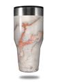 Skin Decal Wrap for Walmart Ozark Trail Tumblers 40oz - Rose Gold Gilded Marble (TUMBLER NOT INCLUDED)