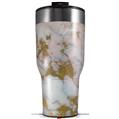 Skin Wrap Decal for 2017 RTIC Tumblers 40oz Pastel Gilded Marble (TUMBLER NOT INCLUDED)