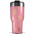 Skin Wrap Decal for 2017 RTIC Tumblers 40oz Golden Unicorn (TUMBLER NOT INCLUDED)