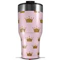 Skin Wrap Decal for 2017 RTIC Tumblers 40oz Golden Crown (TUMBLER NOT INCLUDED)