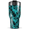 Skin Wrap Decal for 2017 RTIC Tumblers 40oz Peppered Flower (TUMBLER NOT INCLUDED)