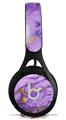 WraptorSkinz Skin Decal Wrap compatible with Beats EP Headphones Purple and Gold Gilded Marble Skin Only HEADPHONES NOT INCLUDED