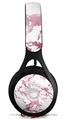 WraptorSkinz Skin Decal Wrap compatible with Beats EP Headphones Pink and White Gilded Marble Skin Only HEADPHONES NOT INCLUDED