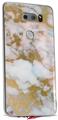 Skin Decal Wrap for LG V30 Pastel Gilded Marble