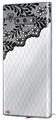 Decal style Skin Wrap compatible with Samsung Galaxy Note 9 Black and White Lace