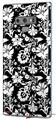 Decal style Skin Wrap compatible with Samsung Galaxy Note 9 Black and White Flower