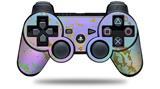Sony PS3 Controller Decal Style Skin - Unicorn Bomb Gold and Green (CONTROLLER NOT INCLUDED)