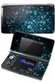 Blue Flower Bomb Starry Night - Decal Style Skin fits Nintendo 3DS (3DS SOLD SEPARATELY)