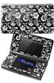 Black and White Flower - Decal Style Skin fits Nintendo 3DS (3DS SOLD SEPARATELY)