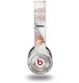 WraptorSkinz Skin Decal Wrap compatible with Beats Solo HD (Original) Rose Gold Gilded Grey Marble (HEADPHONES NOT INCLUDED)