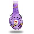 WraptorSkinz Skin Decal Wrap compatible with Beats Studio (Original) Headphones Purple and Gold Gilded Marble Skin Only (HEADPHONES NOT INCLUDED)
