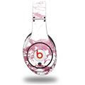 WraptorSkinz Skin Decal Wrap compatible with Beats Studio (Original) Headphones Pink and White Gilded Marble Skin Only (HEADPHONES NOT INCLUDED)